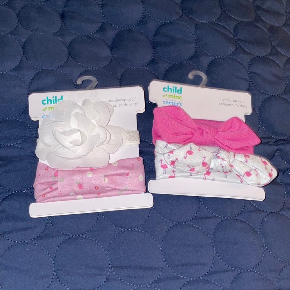4 baby girl headbands